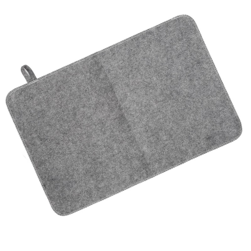 Sauna Mat, Felt Material Sauna Accessories Comfortable Shower Bath for