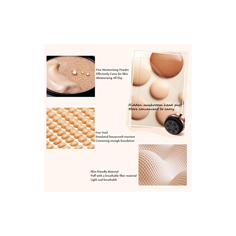 Base de maquillaje con cojín de aire Mushroom Head CC