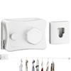 Retractable Clothesline Outdoors,Heavy Duty 16.7 Ft Travel Clothesline Clothes Drying