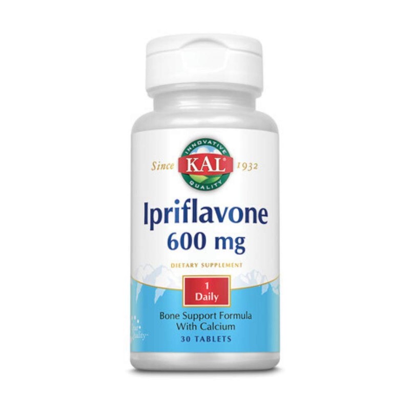 Kal 600 mg Ipriflavone tabletas, 30 unidades