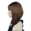 Lydell 10" Short Straight Bob Hair Wigs with Bangs Synthetic