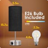 Yarra-Decor 【Upgraded Bedside Lamp with USB A+C Charging Ports &
