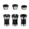 Saipe 6pcs High Precision Trimmer Collet Adapter 6mm 1/4" 8mm