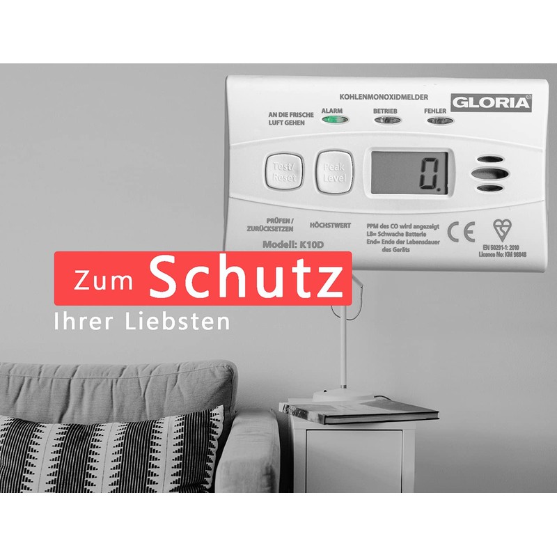 Carbon Monoxide Detector K10-D