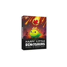 TeeTurtle Happy Little Dinosaurs Card Game for Adults and Children, Prevents Disasters and Survives the Apocalypse! Ages 8+, for 2 to 4 Players, 30-60 Minutes per Game, Spanish