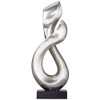 Studio 55D Open Infinity 24 1/2" High Silver Finish Modern