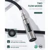 HEISOK Metal Kitchen Faucet Head Replacement, 2-Mode Pull Down Kitchen