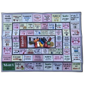 Drinking Board Games for Adults Tipsy Drinking Game Land Funny Party Interactive for Game Night, Birthday, Family Play or Any Occasion (Age 21+)