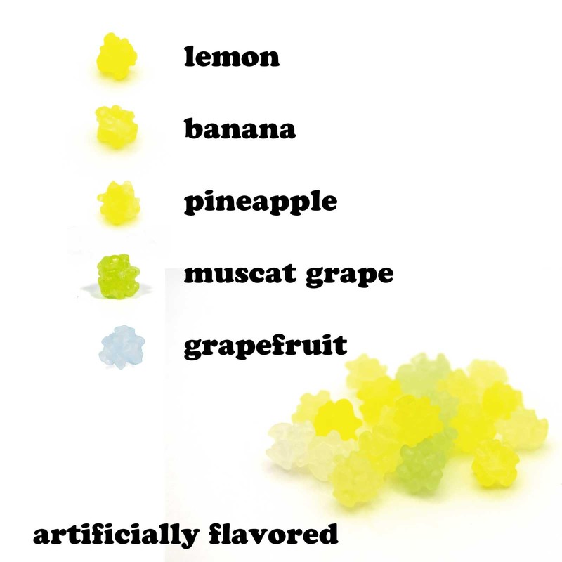 Japanese Tiny Suger Candy KONPEITO with COLORS YELLOW artificially flavored