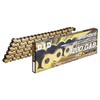 D.I.D 420D-100RB Motorcycle Chain with Clip Joint, Gold and Black