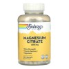 Citrato de magnesio Solaray 180 cápsulas vegano 400 mg importado