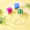 Magibeads 32.81 Yards Flat Elastic Cords for Bracelets 0.8mm Stretchy