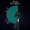 LEFTFOTO Mini Tripod Fluid Head Pan Head with Panoramic Ball