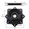 AAGUT 8" Swivel Plate Mechanism for Recliner Chair & Bar