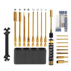 Wisyurt 9 in 1 RC Tool Kit, RC Car Tool Kit RC Hex Driver Screwdriver Set for RC Car Hobby Tools