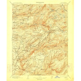 YellowMaps Colfax CA topo map, 1:125000 Scale, 30 X 30 Minute, Historical, 1902, Updated 1914, 19.9 x 16.6 in - Polypropylene