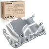 A-Premium Engine Oil Pan Sump with Drain Plug Compatible with