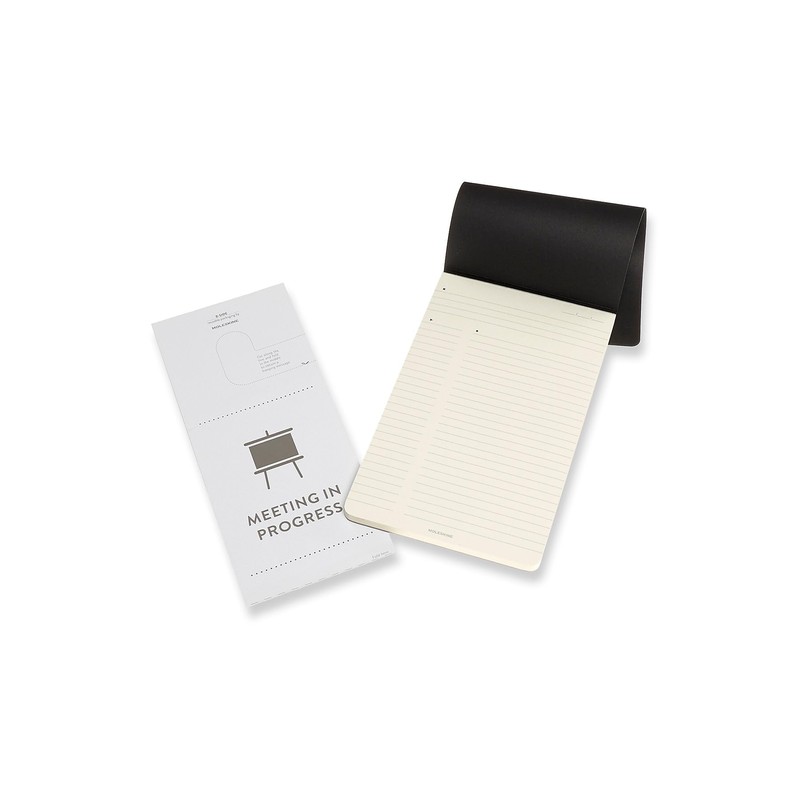 Moleskine Professioneller PROPAD3BK Block (Large/A5, Liniert, Kartoneinband) Schwarz