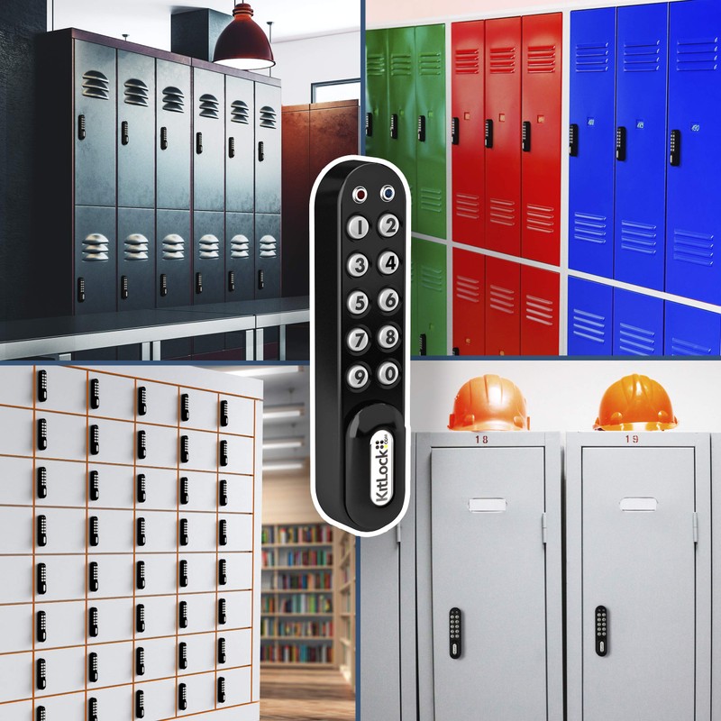 KitLock Electronic Lock KL1000 Vertical (Black)