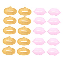 Ipetboom 20pcs Collagen Lip Mask Gel Sleep Night Moisturizer Exfoliator Lip Care Tool Random Style