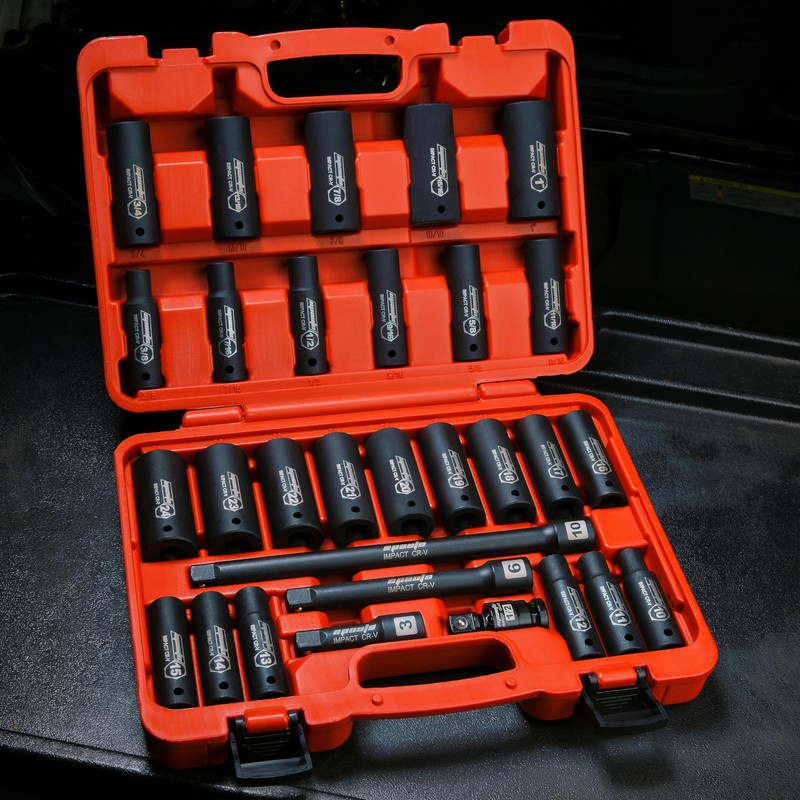EPAuto 1/2-Inch Drive SAE (3/8-1 inch) | Metric (10-24 mm)