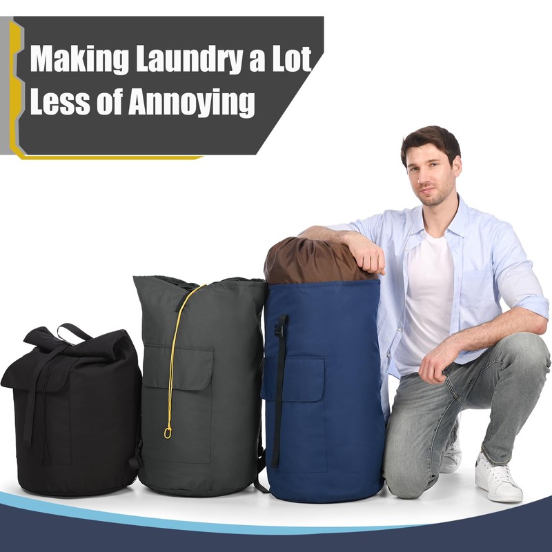 Laundry Backpack Bag, 115L Laundry Bag Heavy Duty Extra Large,
