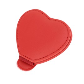 Hihaha Auto-Sonnenblende Sonnenbrillenhalter/Front-Sonnenblende Brillenclip Stilvoll Magnetisch für Auto SUV LKW/Strapazierfähiger Visier-Organizer aus PU-Leder / 1 Stück Rot