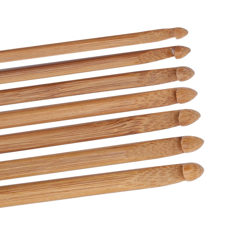 Crochet Set Sweater Needle Plastic Handle Fine Lace Knitting Carbonized
