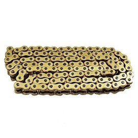 labwork Drive Chain Gold Color with O-Ring 525-120 Replacement for Suzuki Honda Kawasaki ATV Motorcycle 525 Pitch 120 Links