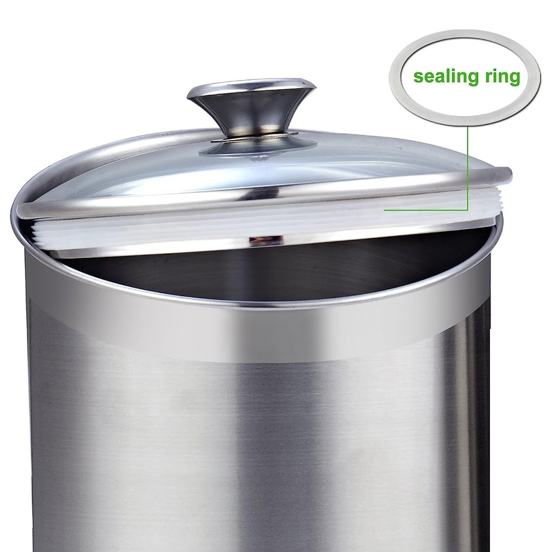 Cooks Standard Stainless Steel Food Jar Storage Canister Set Medium