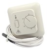 WITTKOWARE Underfloor Heating Thermostat with Rotary Control and Switch, for