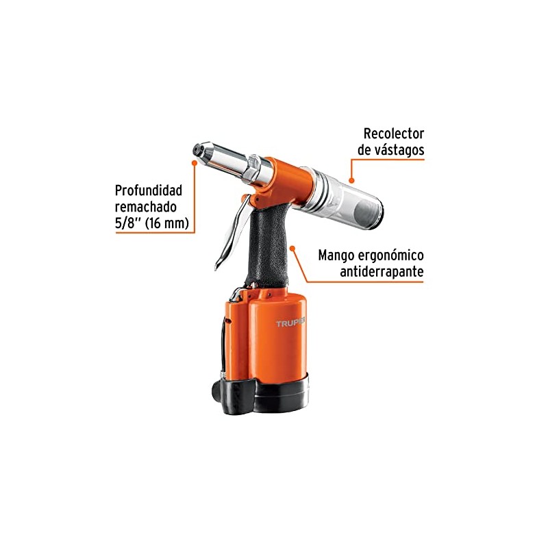 Truper TPN-883-2, Remachadora neumática 3/16"