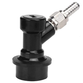 Keg Disconnect Ball Lock Disconnect - 4 Pieces Threaded Ball Fittings Made of Plastic with Adapter Clamp