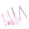 5Pcs/Set Silicone Kitchen Cooking Tool Scraper Eggs Beater Decorating Pen