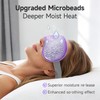 Umisleep Heated Eye Mask, Microwavable Moist Heat, Warm Compress, Purple