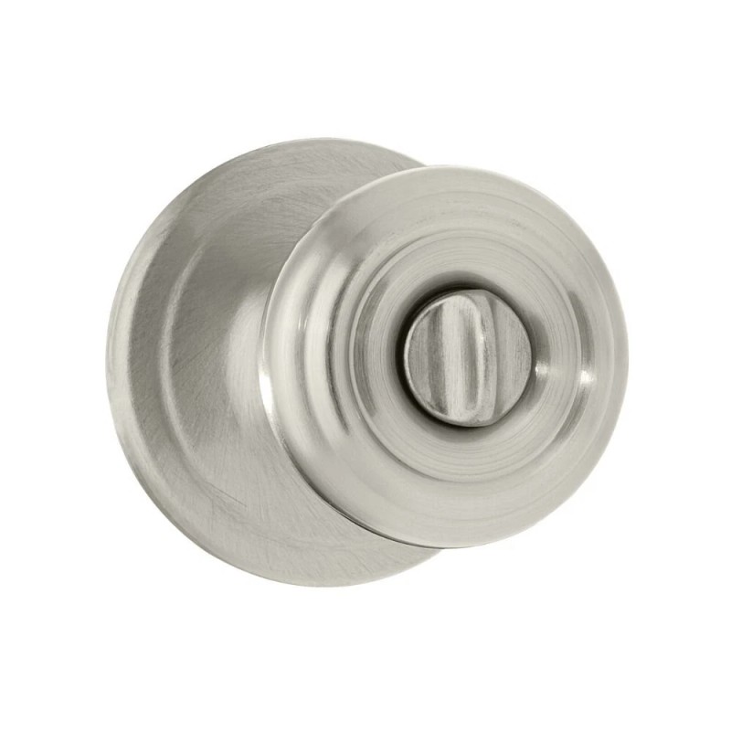 Kwikset Cameron Interior Privacy Bathroom Door Knob, Lock, Handle, Satin