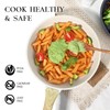 GiPP Nonstick Frying Pan Skillet with Lid - 11" White