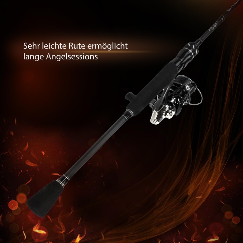 Roy Fishers Black Phoenix Ultralight Rod - Sensitive Spinning Rod
