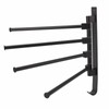 RV Clothes Drying Rack Aluminum Multifunctional Drilling Free Wind Proof