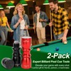 Msuhettu 2 Pack Premium Pool Cue Tip Tools, 3-in-1 Billiard