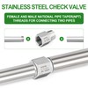 TAISHER 2PCS 304 Stainless Steel 3/8" NPT Male x 3/8"