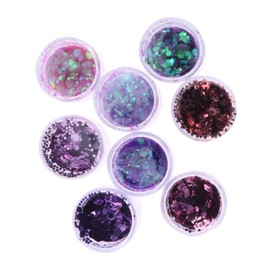 Healvian Glitter Nail Sequins Ultra-Thin Dazzling Manicure Decorations for Women for Nail Art Parties and