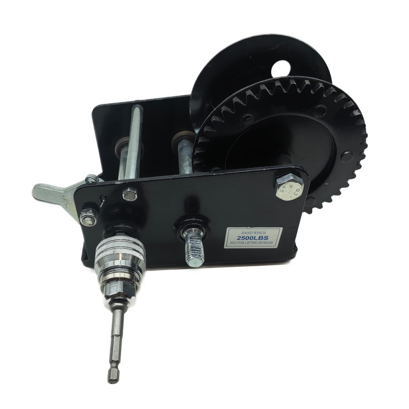 XIYHONG Adjustable Winch Adapter for Cordless Drill，Fits Flattened Rod Drive
