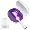 Toothbrush Covers Case San itizer and Holder with Light,Toothbrush Covers