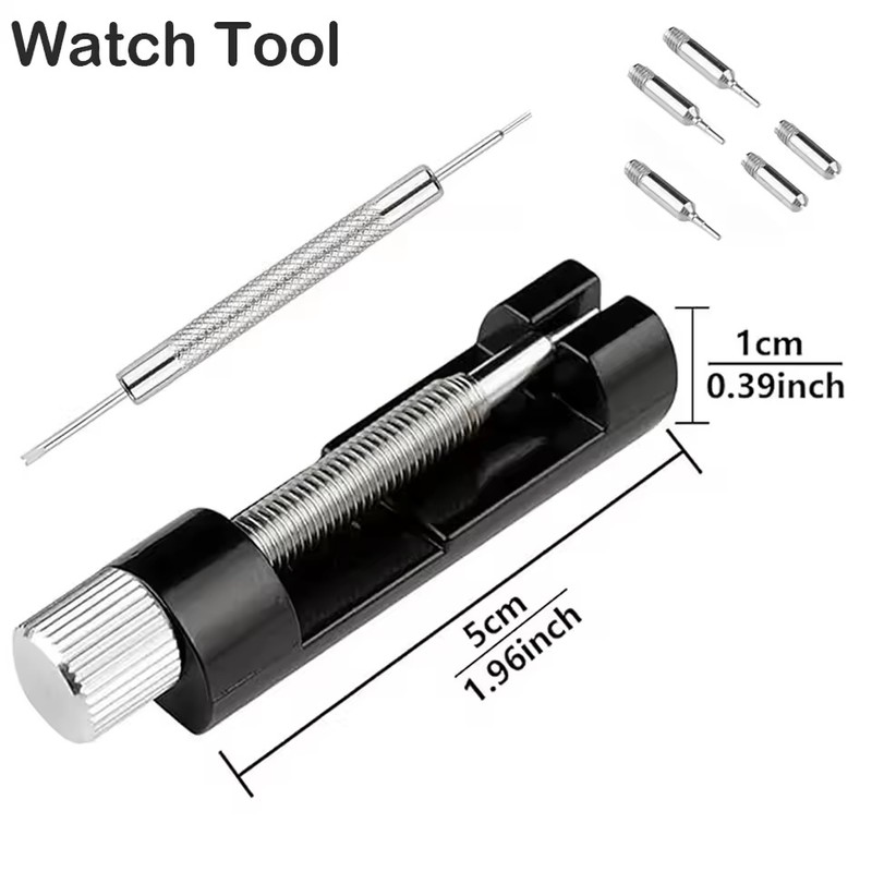 7-Piece Watch Band Link Removal Kit with Spring Bar Tool