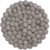 myfelt Carl Trivet Virgin Wool Grey Diameter 20 cm Heat
