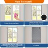 Aprllolg Winter Insulated Window Cover,3 Layer 63 x 39 Inch