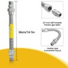 BAY Direct UPGRADED Stainless Steel 3/4" Fuel Line Flex Compatible