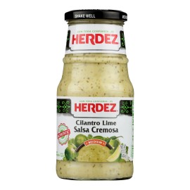 UD_Herdez Case of 6-15.3 oz Salsa Lime Cilantro Cream Mixed Spices & Seasonings