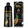 Black Hair Dye Shampoo 3 in 1, Shampoo Tinte Cubre
